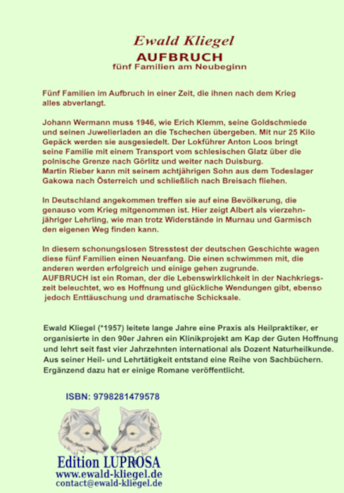 Ewald Kliegel : AUFBRUCH - bei AMAZON